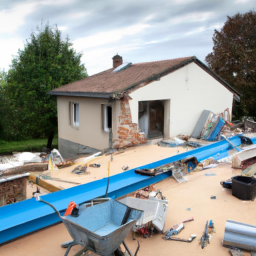 Extension de maison avec véranda-salle à manger Saint-Omer